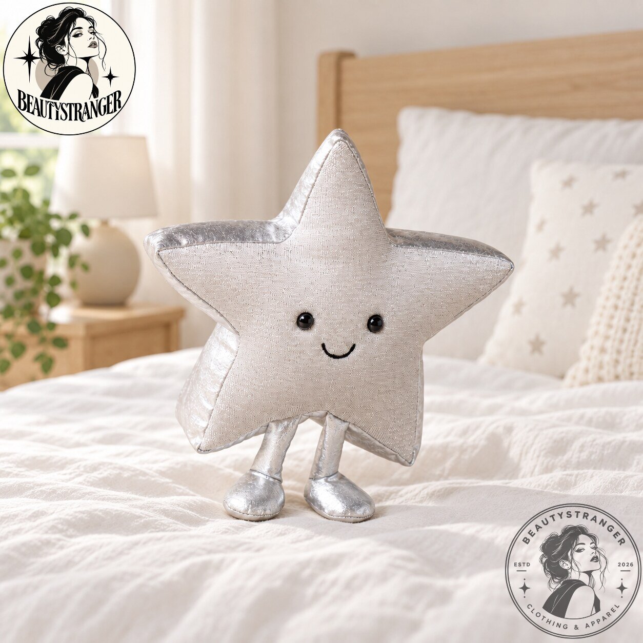 Jellycat Amuseables Silver Star Plush Toy